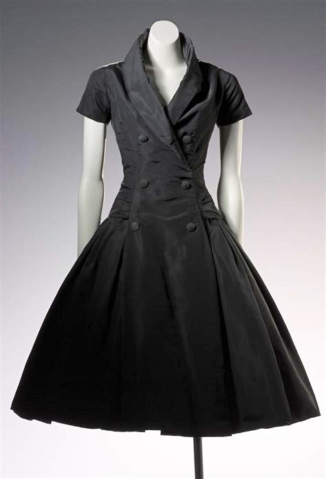 vintage 1950s christian dior black cocktail dress|genuine Christian Dior dresses.